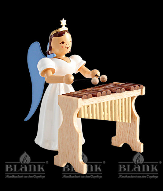 Langrockengel mit Xylophon, farbig