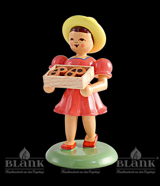 Brezelverkäuferin, farbig