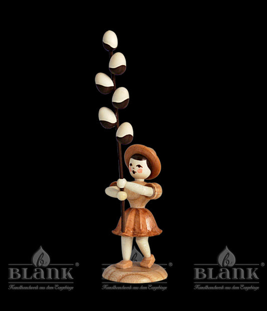 Blumenkind mit Maikätzchen