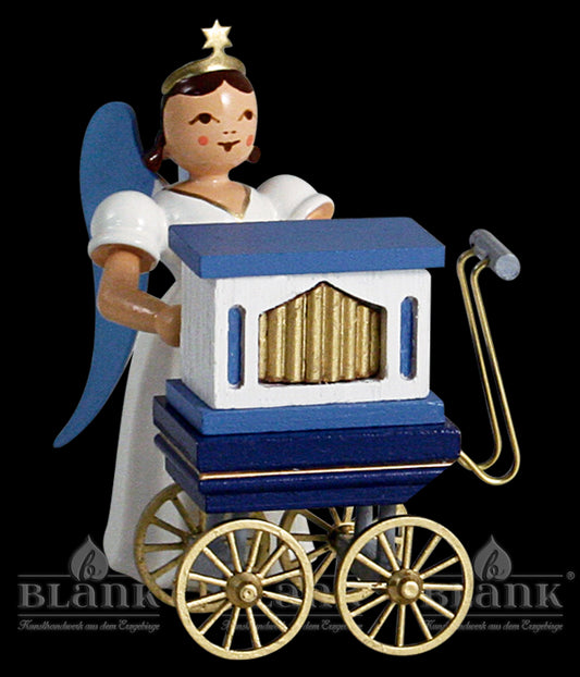 Langrockengel mit Drehorgel, farbig