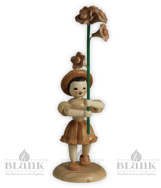 Blumenkind mit Vergissmeinnicht