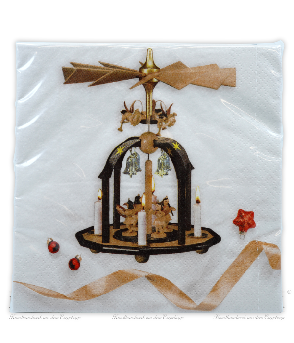 Servietten Glasglöckchenpyramide