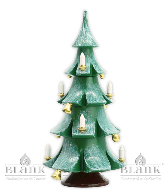Weihnachtsbaum mit Glöckchen, farbig