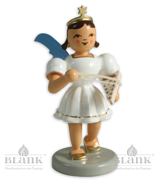 Kurzrockengel mit Psalter, farbig