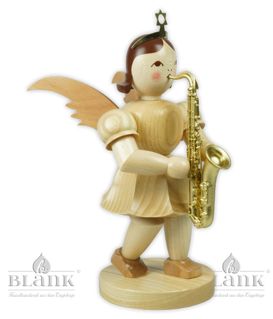 Kurzrockengel mit Saxophon, 22 cm