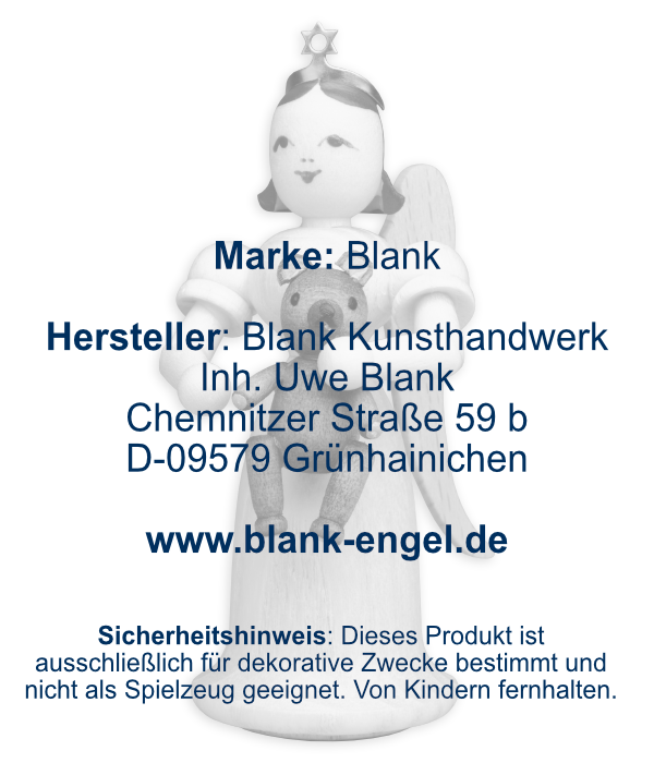 Langrockengel mit Teddybär