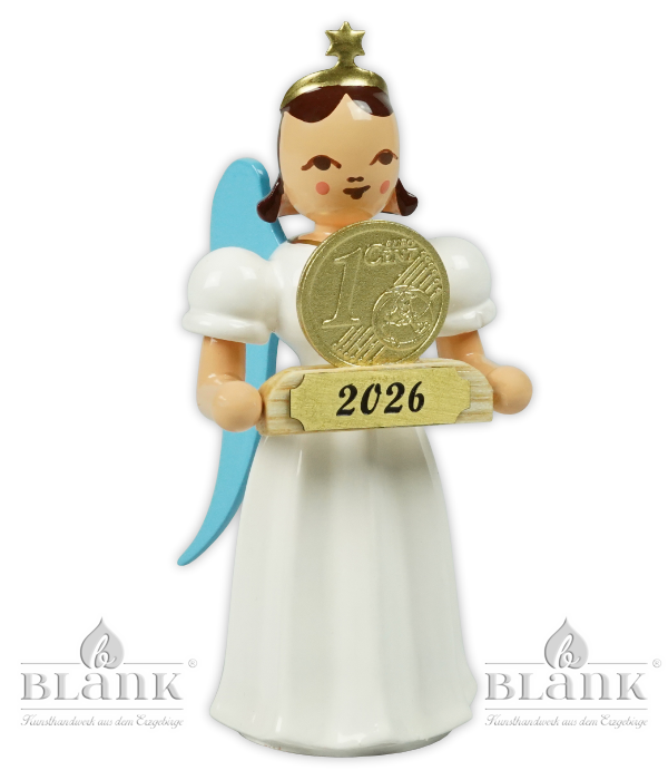 Langrockengel mit Glückscent, farbig