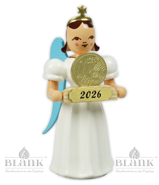 Langrockengel mit Glückscent, farbig