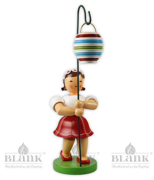 Lampion-Mädchen, 30 cm, farbig