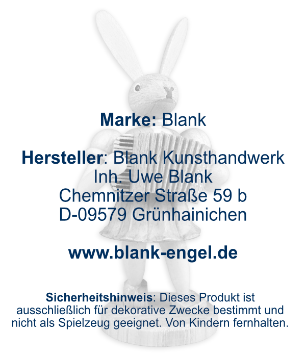 Osterhase mit Akkordeon