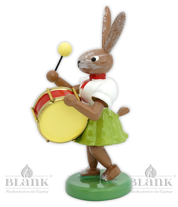 Osterhase mit Pauke, farbig
